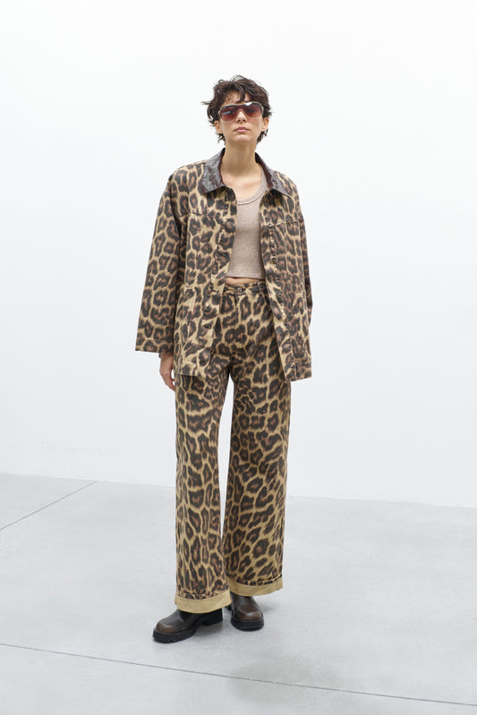 MARNI LEOPARD PANTS LD1943